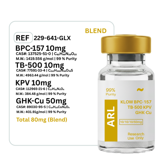 KLOW Blend - GHK-CU + TB-500 + BPC-157 + KPV 10mg