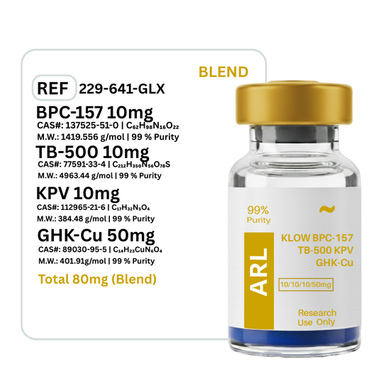 KLOW Blend - GHK-CU + TB-500 + BPC-157 + KPV 10mg